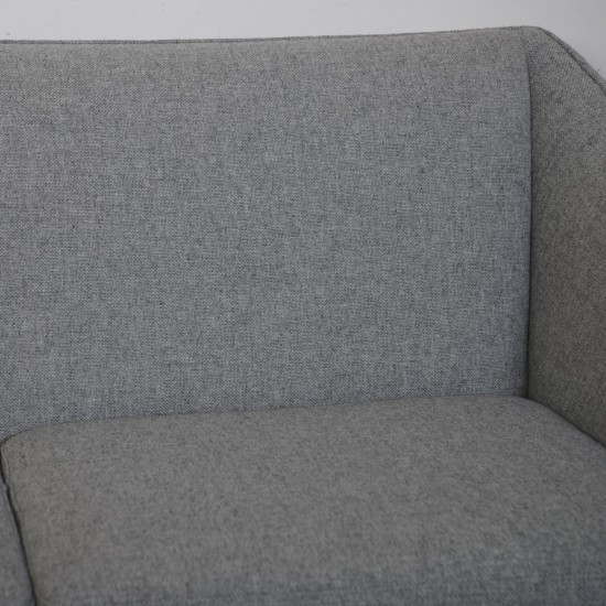 Illum Wikkelsø ML-90 3-personers sofa Nybetrukket med Hallingdal 130 stof 1960'erne