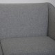 Illum Wikkelsø ML-90 3-personers sofa Nybetrukket med Hallingdal 130 stof 1960'erne