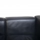 Le Corbusier LC2/3 3.personers sofa i sort Pelle læder 2000'erne