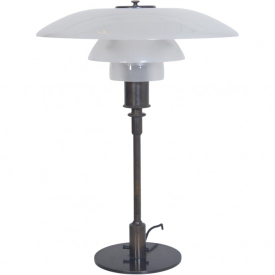 Poul Henningsen patented PH4-3 bordlampe 1930'erne