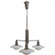 Poul Henningsen stammekrone lampe i bruneret messing 1997