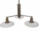 Poul Henningsen stammekrone lampe i bruneret messing 1997