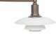 Poul Henningsen stammekrone lampe i bruneret messing 1997