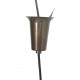 Poul Henningsen stammekrone lampe i bruneret messing 1997