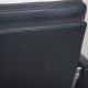 Poul Kjærholm PK31 2.personers sofa i sort aura læder 1988