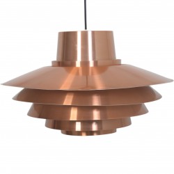 Svend Middelboe Verona lampe af kobber 1970'erne