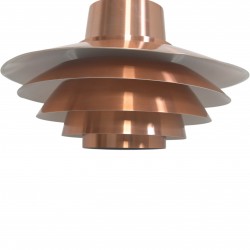 Svend Middelboe Verona lampe af kobber 1970'erne