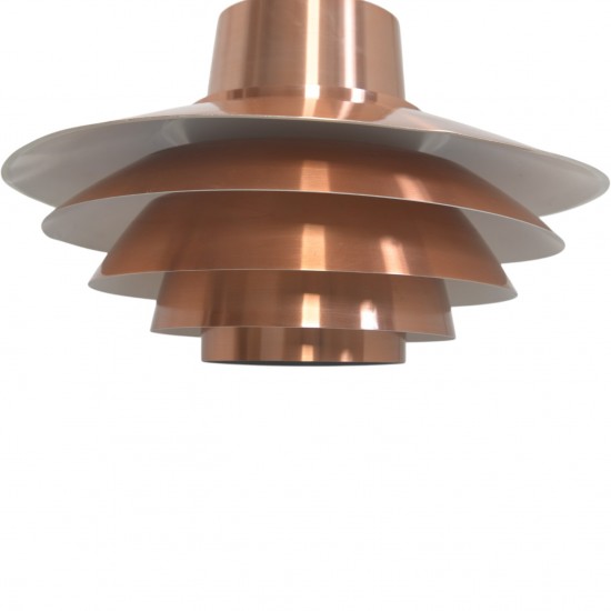 Svend Middelboe Verona lampe af kobber 1970'erne