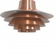 Svend Middelboe Verona lampe af kobber 1970'erne