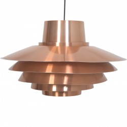Svend Middelboe Verona lampe af kobber 1970'erne