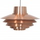 Svend Middelboe Verona lampe af kobber 1970'erne