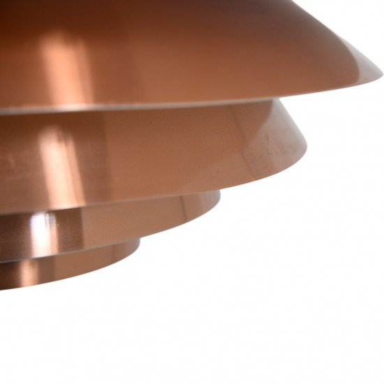 Svend Middelboe Verona lampe af kobber 1970'erne