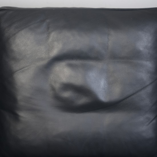 Børge Mogensen 2209 3.personers sofa i sort læder 1980'erne