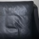 Børge Mogensen 2209 3.personers sofa i sort læder 1980'erne