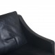 Børge Mogensen 2209 3.personers sofa i sort læder 1980'erne