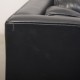 Børge Mogensen 2213 3.personers sofa i sort læder 2001