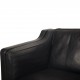Børge Mogensen 2213 3.personers sofa i sort læder 2001
