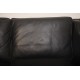 Børge Mogensen 2213 3.personers sofa i sort læder 2001