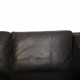 Børge Mogensen 2213 3.personers sofa i sort læder 2001