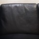 Børge Mogensen 2213 3.personers sofa i sort læder 2001