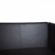 Erik Jørgensen 3 personers tremmesofa i mørkebrunt læder 2012