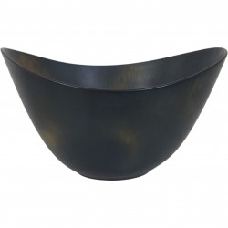 Gunnar Nylund mørk vase h:16 Cm 1950s