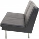 Hans Wegner AP35 2.personers sofa i sort læder 1970'erne