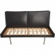 Hans Wegner AP35 2.personers sofa i sort læder 1970'erne