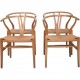 Sæt af 4 Hans Wegner CH24 Y-stole i eg 1960'erne