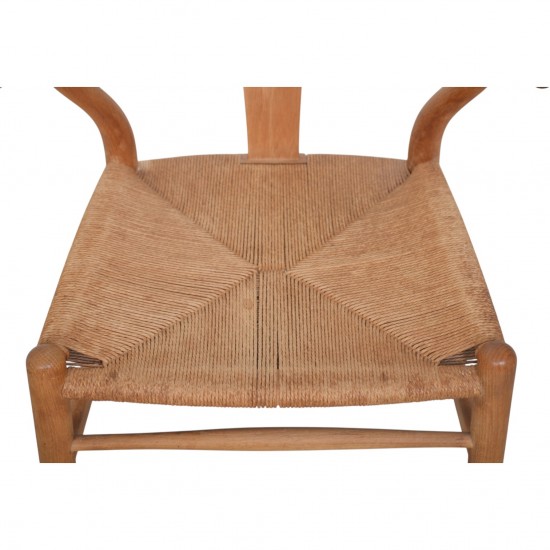 Sæt af 4 Hans Wegner CH24 Y-stole i eg 1960'erne