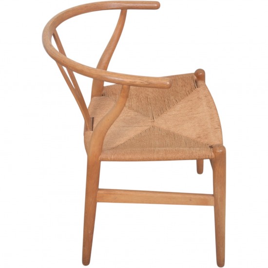 Sæt af 4 Hans Wegner CH24 Y-stole i eg 1960'erne