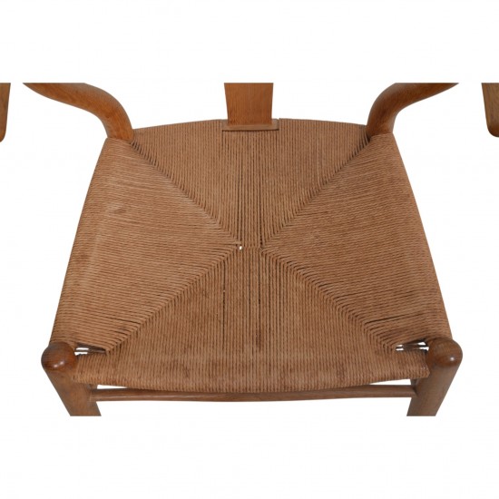 Sæt af 4 Hans Wegner CH24 Y-stole i eg 1960'erne