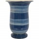 Herman Kæhler blå keramisk vase H: 28 Cm 1940'erne