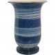 Herman Kæhler blå keramisk vase H: 28 Cm 1940'erne