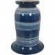 Herman Kæhler blå keramisk vase H: 28 Cm 1940'erne