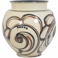Herman Kæhler keramisk vase H:25 Cm 1920'erne