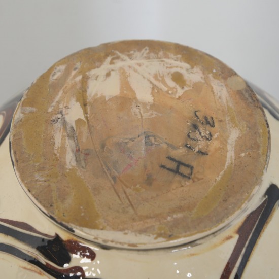 Herman Kæhler keramisk vase H:25 Cm 1920'erne