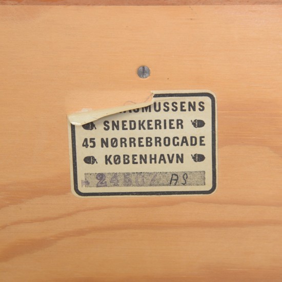 Mogens Koch Bogkasse i oregon pine 1970'erne