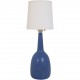 Palshus blå Keramisk lampe H:44 Cm 1960s