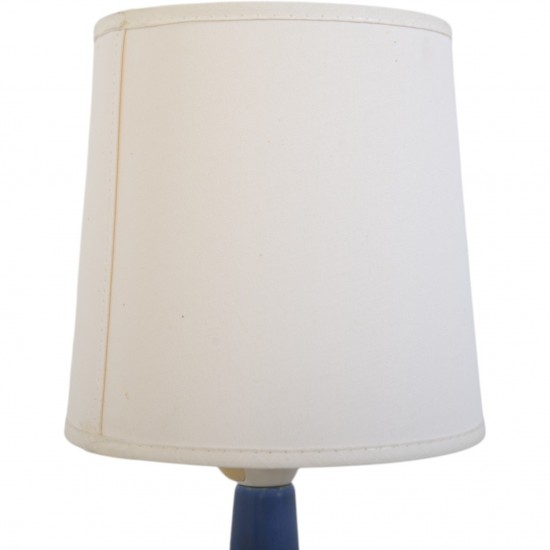 Palshus blå Keramisk lampe H:44 Cm 1960s