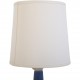 Palshus blå Keramisk lampe H:44 Cm 1960s