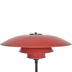 Poul Henningsen rød PH 4/3 gulvlampe 1930'erne