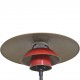 Poul Henningsen rød PH 4/3 gulvlampe 1930'erne
