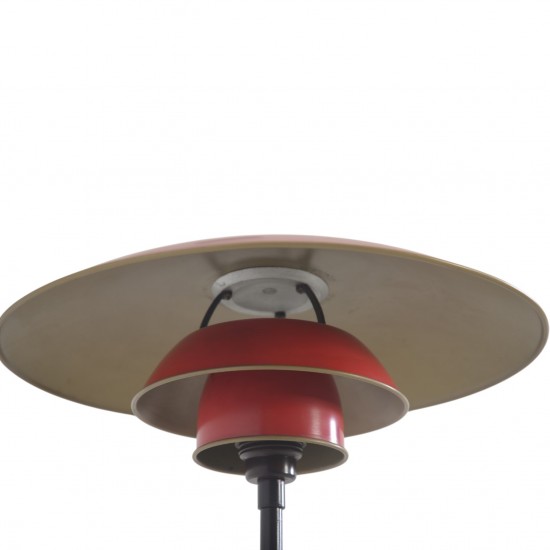 Poul Henningsen rød PH 4/3 gulvlampe 1930'erne