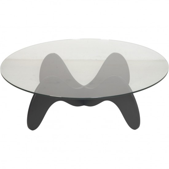 Cirkulært glas sofabord Ø:126 Cm 2015