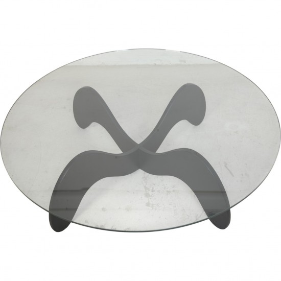 Cirkulært glas sofabord Ø:126 Cm 2015