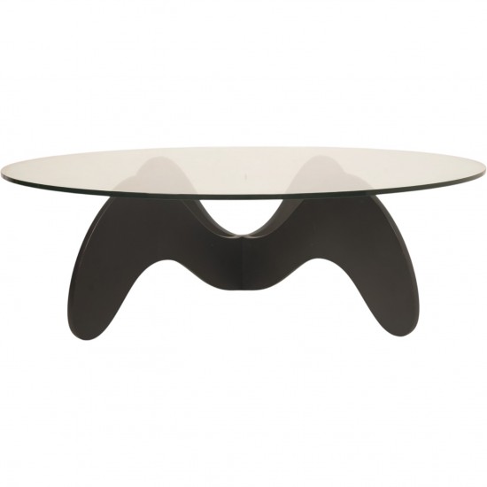 Cirkulært glas sofabord Ø:126 Cm 2015