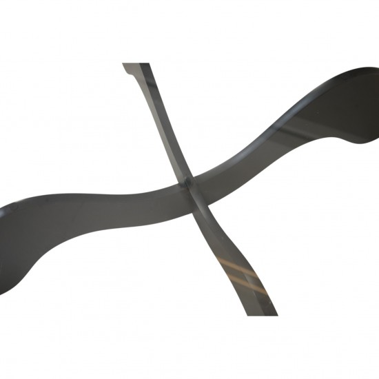 Cirkulært glas sofabord Ø:126 Cm 2015