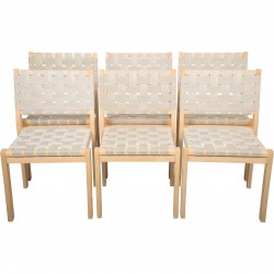 Sæt af 6 Alvar Aalto stole model 611 2007