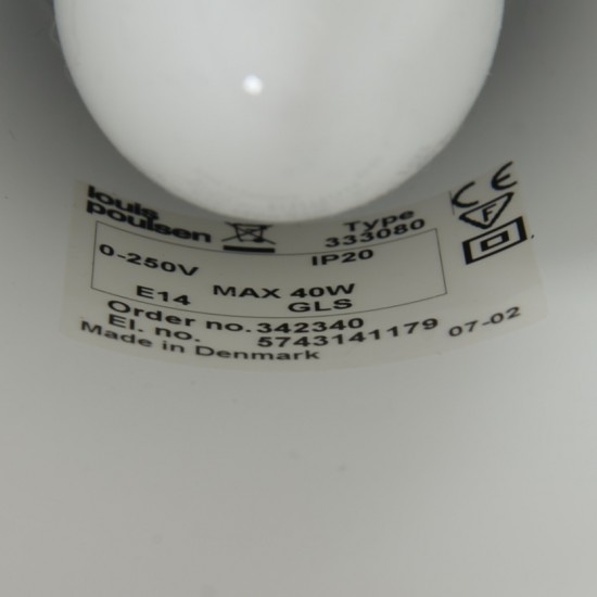 Arne Jacobsen Grå Væglampe 2010'erne